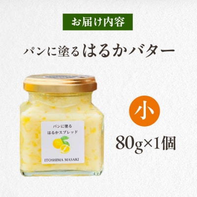 はるかバター 小 1個 糸島市/糸島正キ みかん ジャム クリーム [AQA059]
