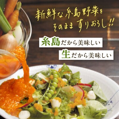 【全3回定期便/2ヶ月に1回】野菜を食べる生ドレッシング3本 人参/玉ねぎ/ルッコラ[AQA090]