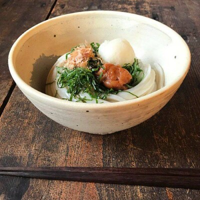 【アイボリーシリーズ】麺鉢ペア うつわと手仕事の店研[ARD021]