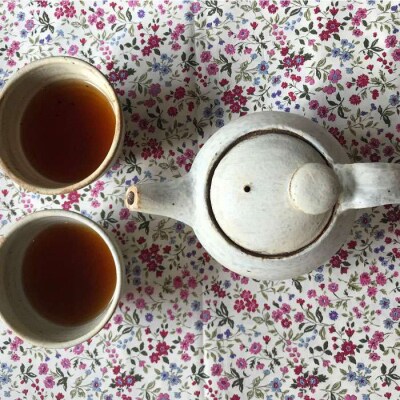 【アイボリーシリーズ】ポット&ペアカップセット うつわと手仕事の店研[ARD005]