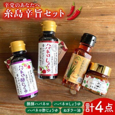 辛党のあなたへお届けする糸島辛旨セット 糸島市/いとしまごころ[ASD014]