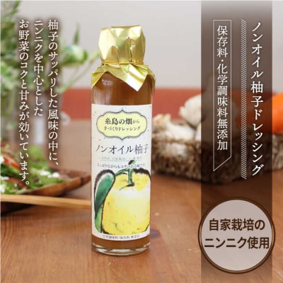 糸島の畑から 手づくり ドレッシング 【いろいろ楽しめる4本セット[ATA003]