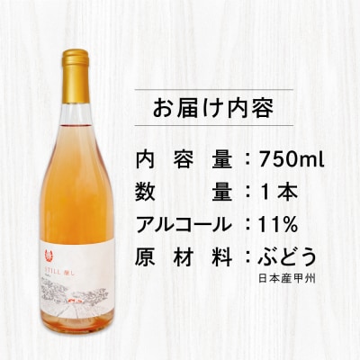 【糸島マスエワイナリ】STILL 醸し 1本 糸島市/いとしのいとしま [AEP005]