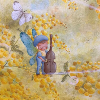 絵画「幸せの音楽会」 糸島市/工房はーべすと アート インテリア[AYA053]