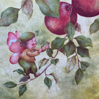 絵画「アップルパイ焼けたよ!」 糸島市/工房はーべすと アート インテリア[AYA054]