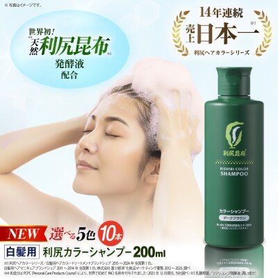 【10本入】【選べるカラー】利尻カラーシャンプー《糸島》【株式会社ピュール】[AZA028]