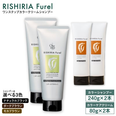 【色が選べる!4本セット】カラークリームシャンプー+カラーケアクリーム  [AZA262]