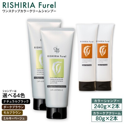 【色が選べる!4本セット】カラークリームシャンプー+カラーケアクリーム  [AZA262]