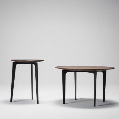 【Ritzwell】OS SIDE TABLE(φ700) ウォールナット [AYG026]