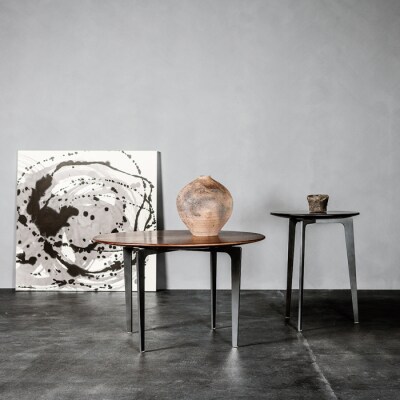 【Ritzwell】OS SIDE TABLE SET/φ700+φ400[AYG035]