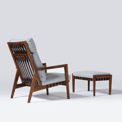 【Ritzwell】BLAVA SET/CHAIR+OTTOMAN [AYG056]