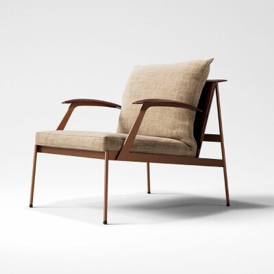 【Ritzwell】MERCURY LOUNGE CHAIR　肘ありタイプ [AYG059]