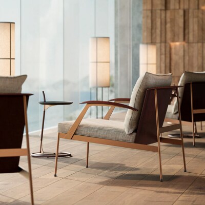 【Ritzwell】MERCURY LOUNGE CHAIR　肘ありタイプ [AYG059]