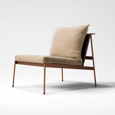 【Ritzwell】MERCURY LOUNGE CHAIR　肘なしタイプ [AYG060]