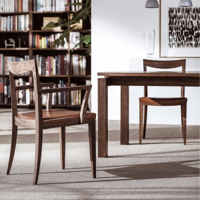 【Ritzwell】CAREZZA CHAIR -LEATHER- チェア[AYG065]