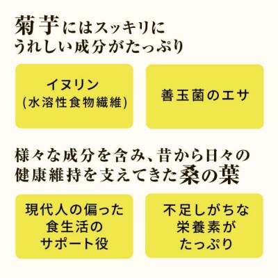 【3袋入約3か月分】菊芋桑の葉茶 糸島市/株式会社ピュール[AZA246]
