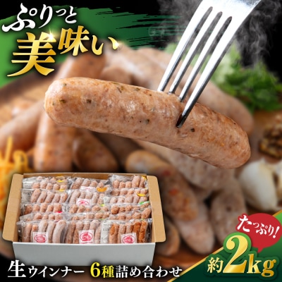生 ウインナー 約2kg ( 6種×15本 ) 糸島市 / 志摩スモークハウス[AOA046]