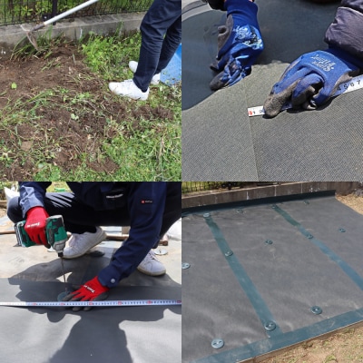 PET製 防草シート 黒 430JP 糸島市 / 株式会社NITTOSEKKO [ATQ003]