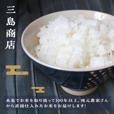 糸島産 夢つくし 20kg 糸島市 / 三島商店[AIM074]