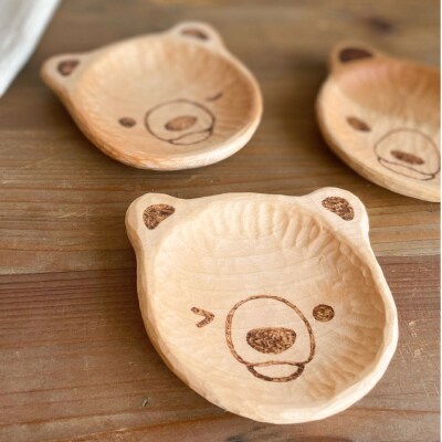 しろくまの豆皿 1枚 糸島市 / しろくも工房 【いとしまごころ】 [AEO007]