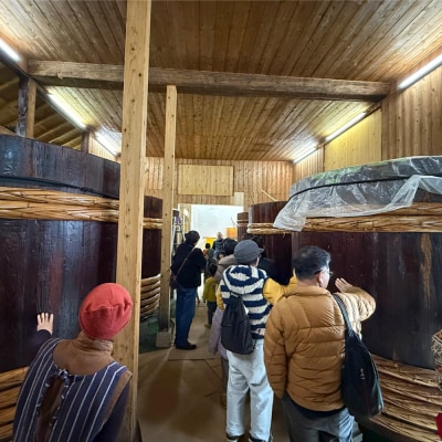 老舗醤油醸造元で醤油づくり体験 糸島市 / 天然パン工房楽楽【いとしまごころ】 [AVC073]