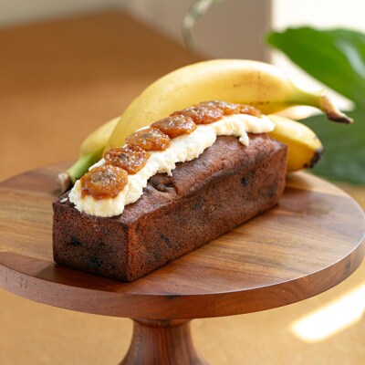 米粉 の バナナ ケーキ 糸島市 / round coffee お菓子 洋菓子 [AQQ009]