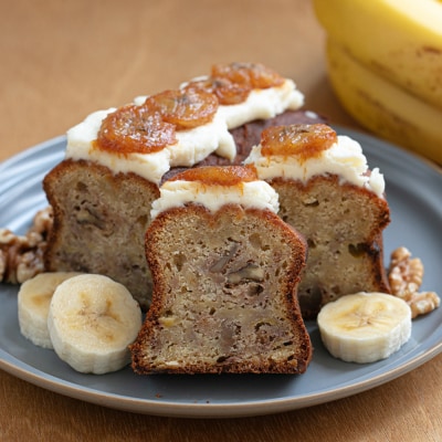 米粉 の バナナ ケーキ 糸島市 / round coffee お菓子 洋菓子 [AQQ009]