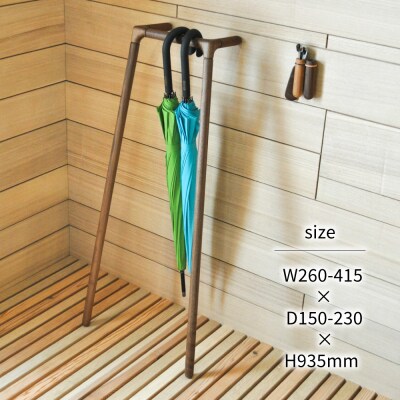 木製 傘かけ umbrella rack 糸島市 / 贈り物家具 みはたや  [ADD026]