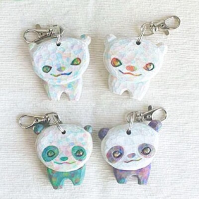 動物のキーホルダー 1点 糸島市 / しろくも工房【いとしまごころ】 [AEO014]