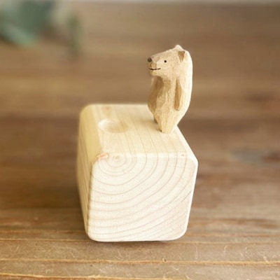 しろくまのアロマウッド 1点 糸島市 / しろくも工房【いとしまごころ】 [AEO015]