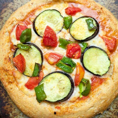 全粒粉ピッツァ 自家製トマトソース 1枚 糸島市 / わかまつ農園 [AHB056]