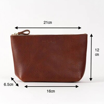 マチありのファスナーポーチ Lsize  LADIES&GENTLEMEN [ADK079]