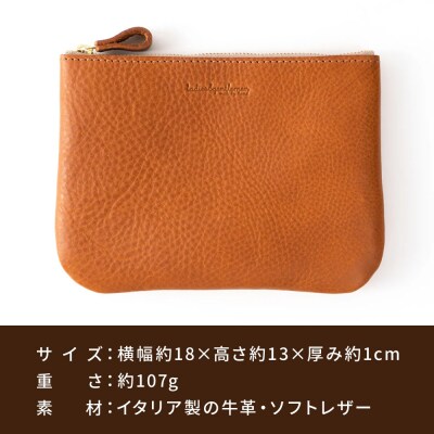 マチなしのファスナーポーチ Msize  LADIES&GENTLEMEN [ADK080]