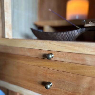 木製 小さなお仏壇 糸島市 / 工房はーべすと クラフト ハンドメイド [AYA079]