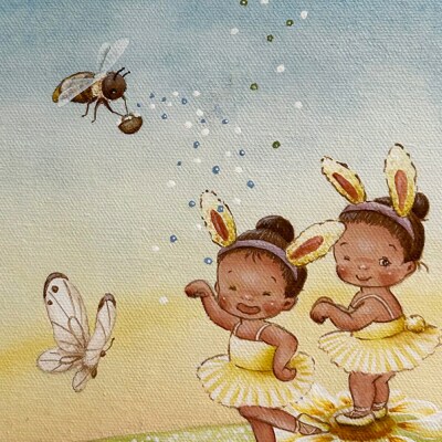 【一点物】絵画「マーガレットのステージ」 糸島市 / 工房はーべすと [AYA081]