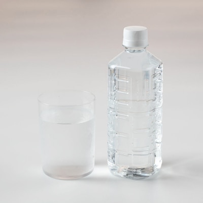 きららの湯 飲める源泉水 ラベルレスボトル 500ml × 24本  [APQ001]