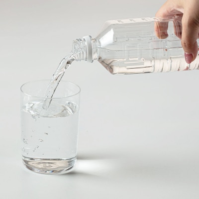 きららの湯 ラドン温泉水(飲用)ラベルレスボトル 500ml × 24本  [APQ001]