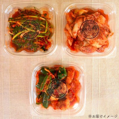 玉家 の キムチ セット D ( 白菜 / 葱 / 胡瓜 & 大根 )  [AAE004]