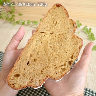 黒糖 味 の 国宝 パン  直径21cm 730g [AVC041]