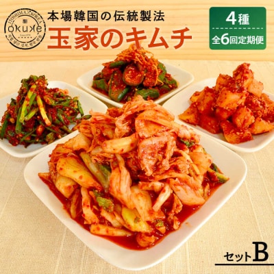【全6回定期便】玉家のキムチセットB[AAE012]