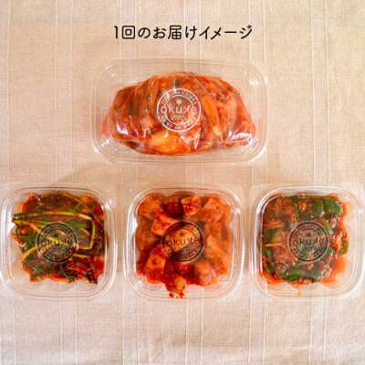 【全3回定期便】玉家のキムチセットB[AAE011]