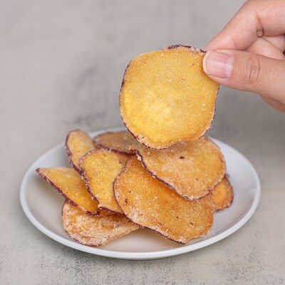 入江農園 さつまいもチップス(2種各2個)4個 糸島市 / いとのKIKORI [AFR004]