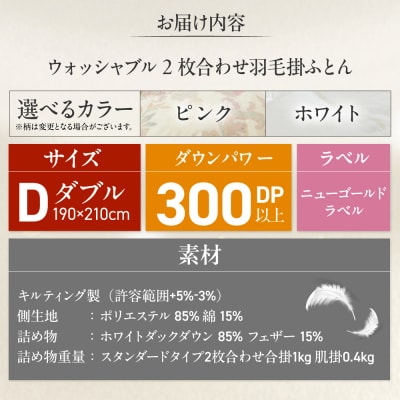 ダブル ウォッシャブルふとん【ラフラン/スタンダードタイプ】 糸島市 / くじめ屋 [ADP008]