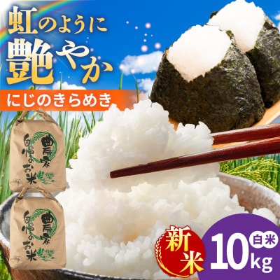 にじのきらめき 白米 10kg 糸島市産 糸島市 / 糸島の恵み コメ こめ ご飯 [AGR014]