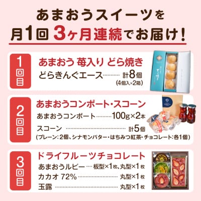 【全3回定期便】糸島あまおうづくしお楽しみ定期 / 糸島市 [AAH022]