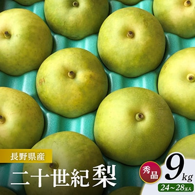 二十世紀梨 9kg(秀24～28玉)
