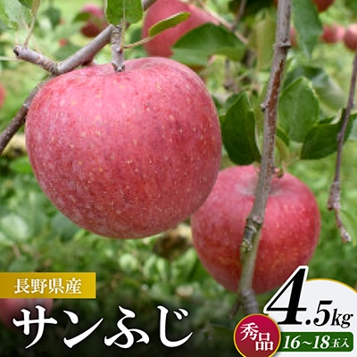 サンふじ 4.5kg(秀16～18玉)