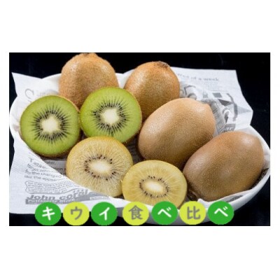 体が喜ぶ☆キウイフルーツ 食べ比べセット各10～16個(重量:1.7kg～2kg)　N215