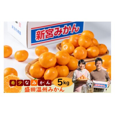 新宮みかん園 希少なみかん盛田温州(S～L)5kg　M73