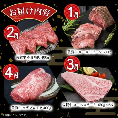 佐賀牛 毎月お楽しみ便 12回コース 定期便 12ヶ月 V2